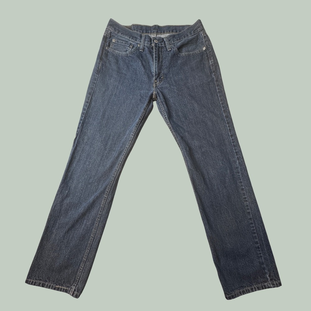 Levi's 514 Jeans Mens 32x32 (32x29) Straight Fit Blue Dark Wash Denim 5-Pocket